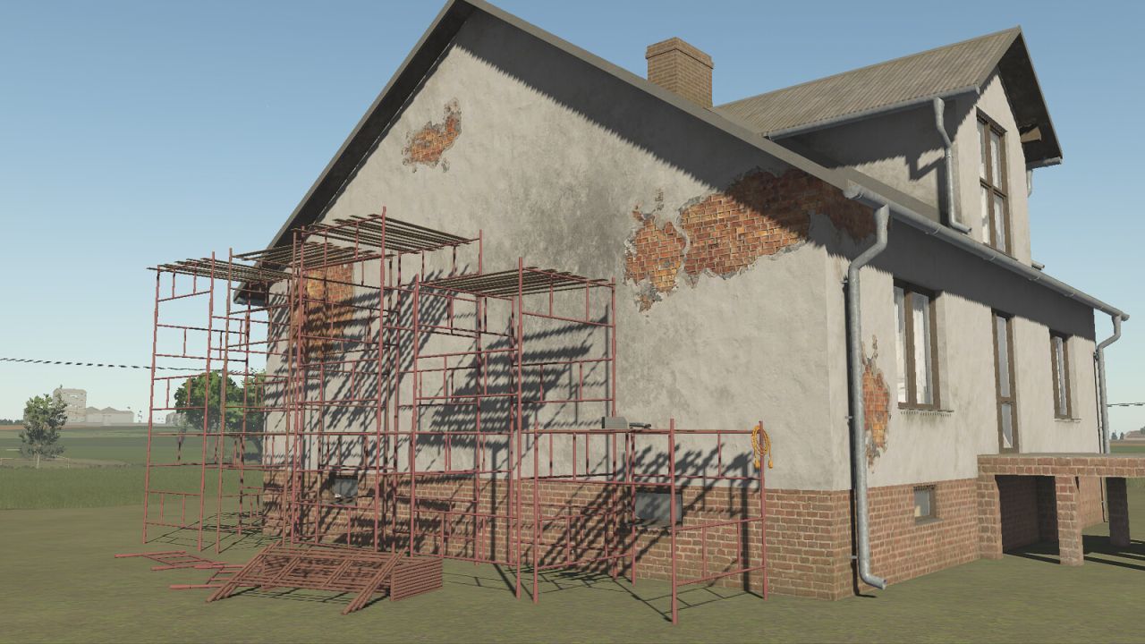 Uniwersalne Scaffolding (Prefab) — Realistyczne Budowlane Rusztowania dla FS25