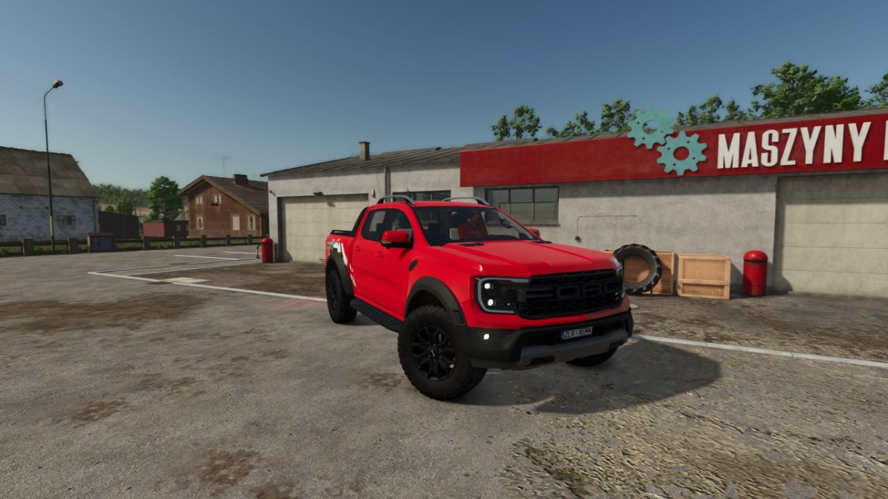 Потужний Пікап Ford Ranger Raptor 2023 для Farming Simulator 25 — 392 к.с. та Тюнінг