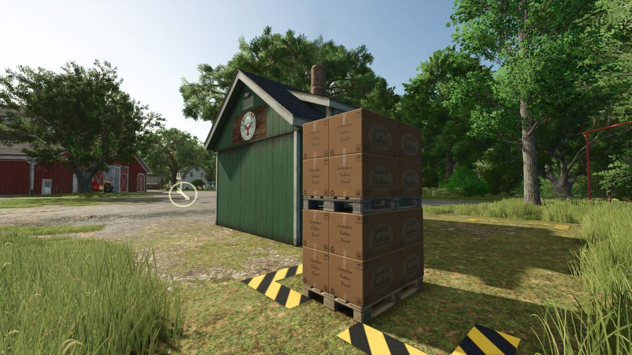 Przytulna Fabryka Grannys Knitwear — Produkcja Ubrań z Wełny i Bawełny w FS25