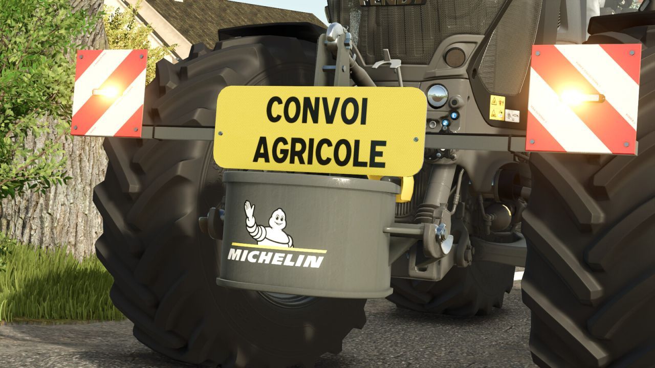 Ефективна Противага Multi-Brand Safety Weight 750 кг з LED-маячками для Тракторів