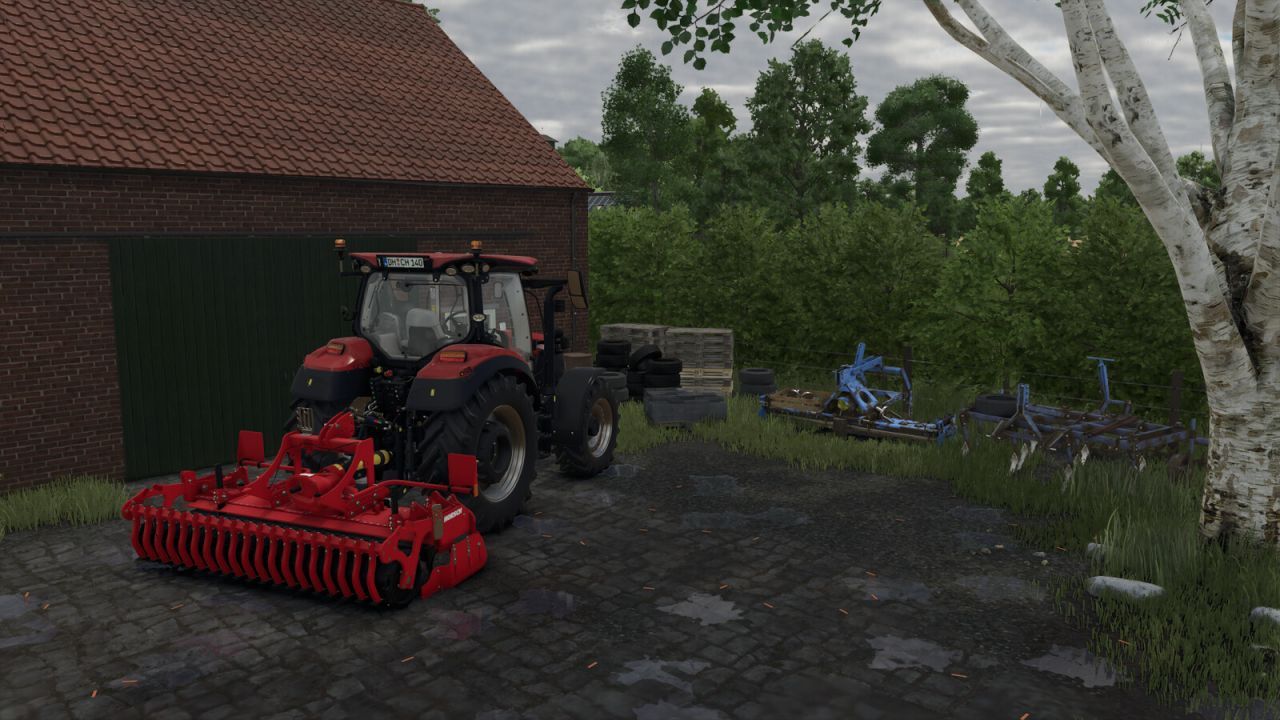 Атмосферний Placeable Weather Effects – Калюжі та Осіннє Листя для Farming Simulator 25