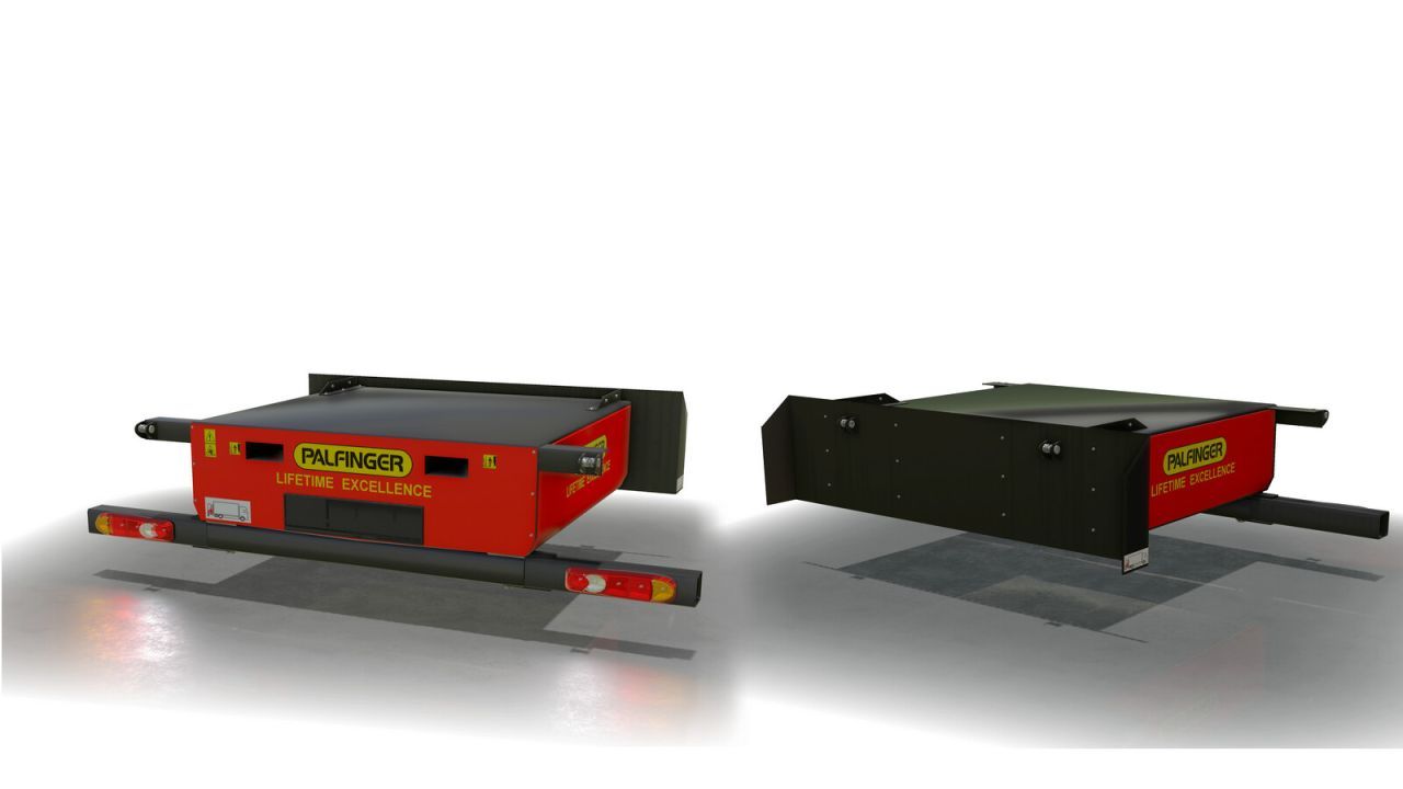 Ефективна Зчіпка Palfinger FLC-253 Hitch System (Prefab) для Вантажівок і Причепів у FS25