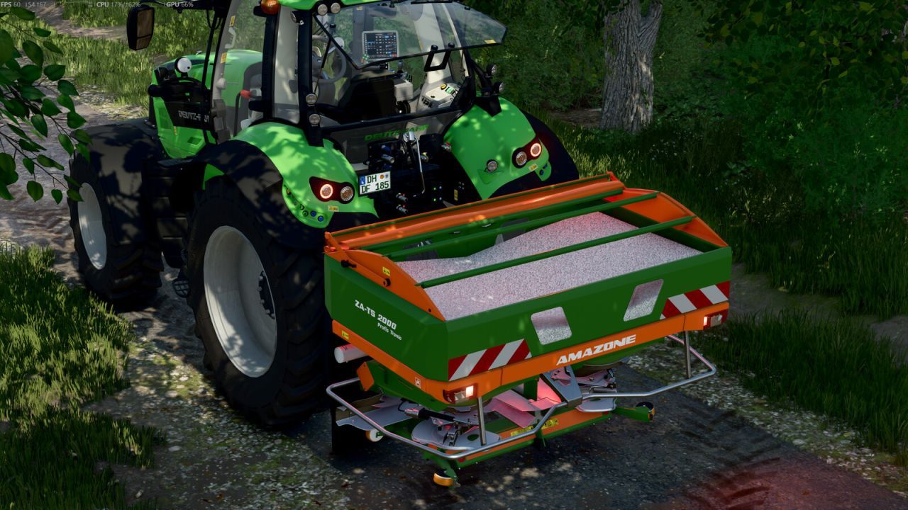 Ефективний Розкидач Добрив Amazone ZA-TS Super для Farming Simulator 25