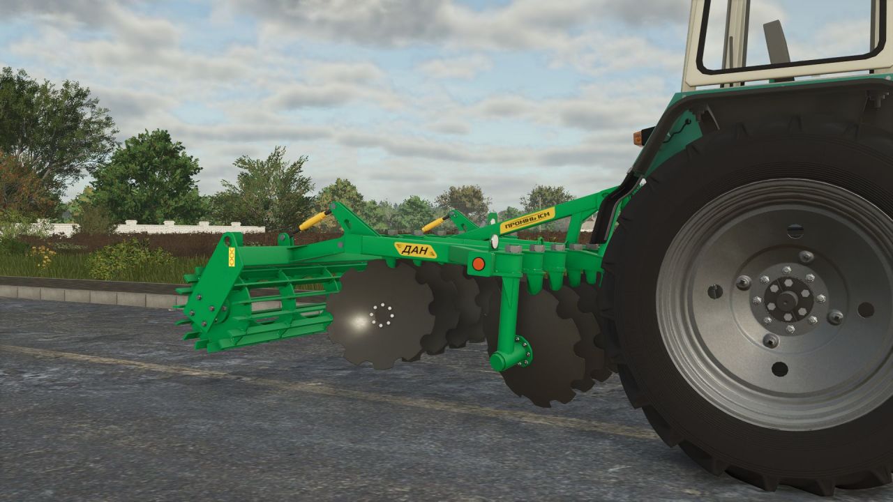 Ефективна Дискова Борона DAN 2.5 Premium для Ідеального Обробітку Ґрунту в FS25