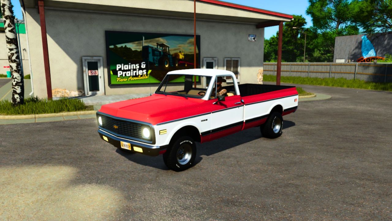 Легендарний Пікап 1970 Chevy C10 для Farming Simulator 25 — Тюнінг, Лебідка та Буксир