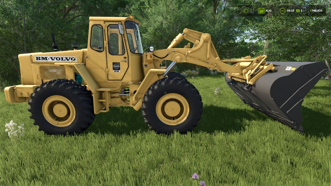 Потужний Фронтальний Навантажувач Volvo BM LM 846 для Farming Simulator 25