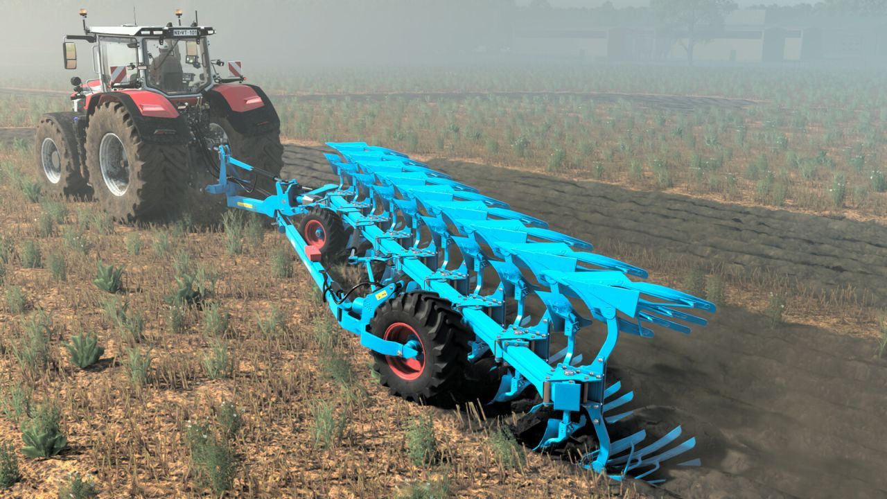 Efficient Plow Lemken Diamant 12 for Fast Plowing in Farming Simulator 25