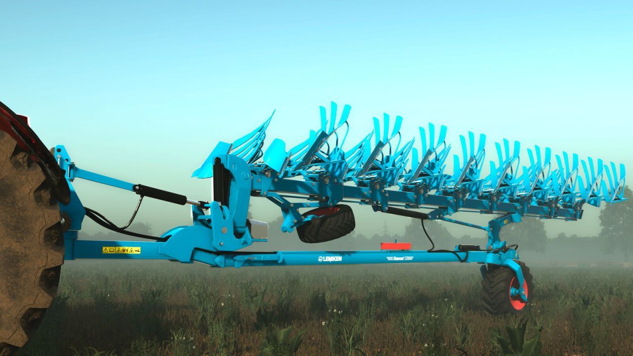 Efficient Plow Lemken Diamant 12 for Fast Plowing in Farming Simulator 25
