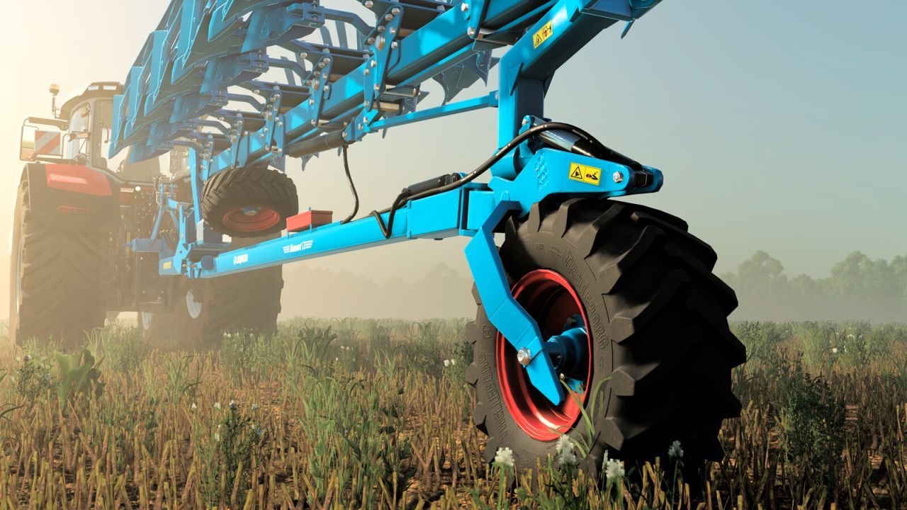 Efficient Plow Lemken Diamant 12 for Fast Plowing in Farming Simulator 25