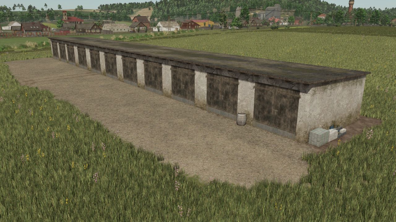 Новий Великий Гараж Big Garage PGR — Зручне Сховище Техніки у FS25