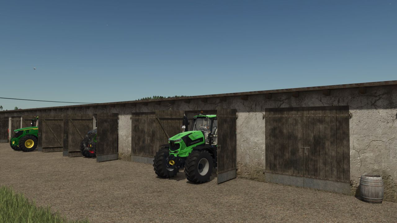 Новий Великий Гараж Big Garage PGR — Зручне Сховище Техніки у FS25