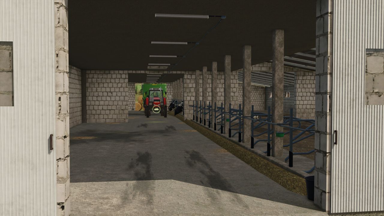 Автентичний Хлів Old Polish Cowbarn — Коровник на 70 Голів для FS25