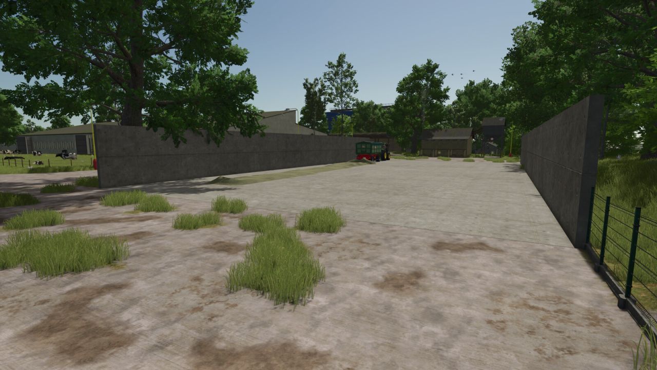 Міцні Бетонні BunkerSilos Concrete BunkerSilos для FS25 — 6 Розмірів для Силосу