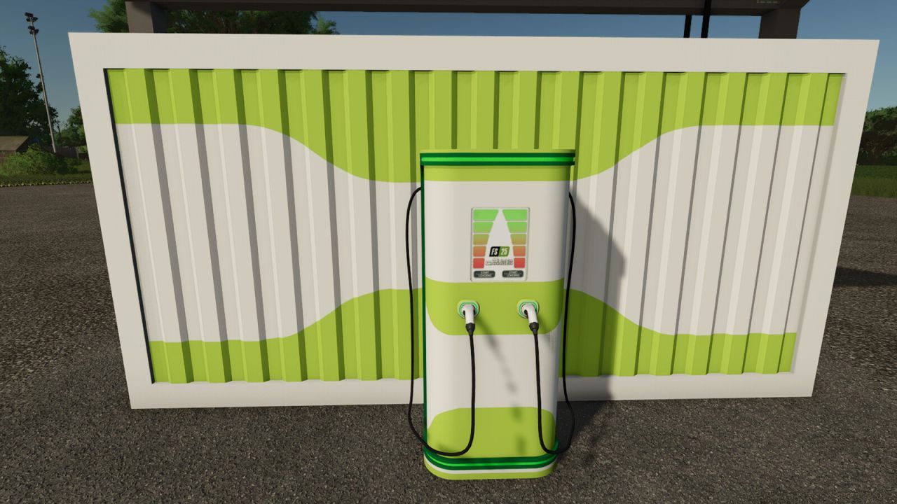 Efektywna Stacja Ładowania z Panelami Słonecznymi i Magazynem + Przyczepa Elektryczna