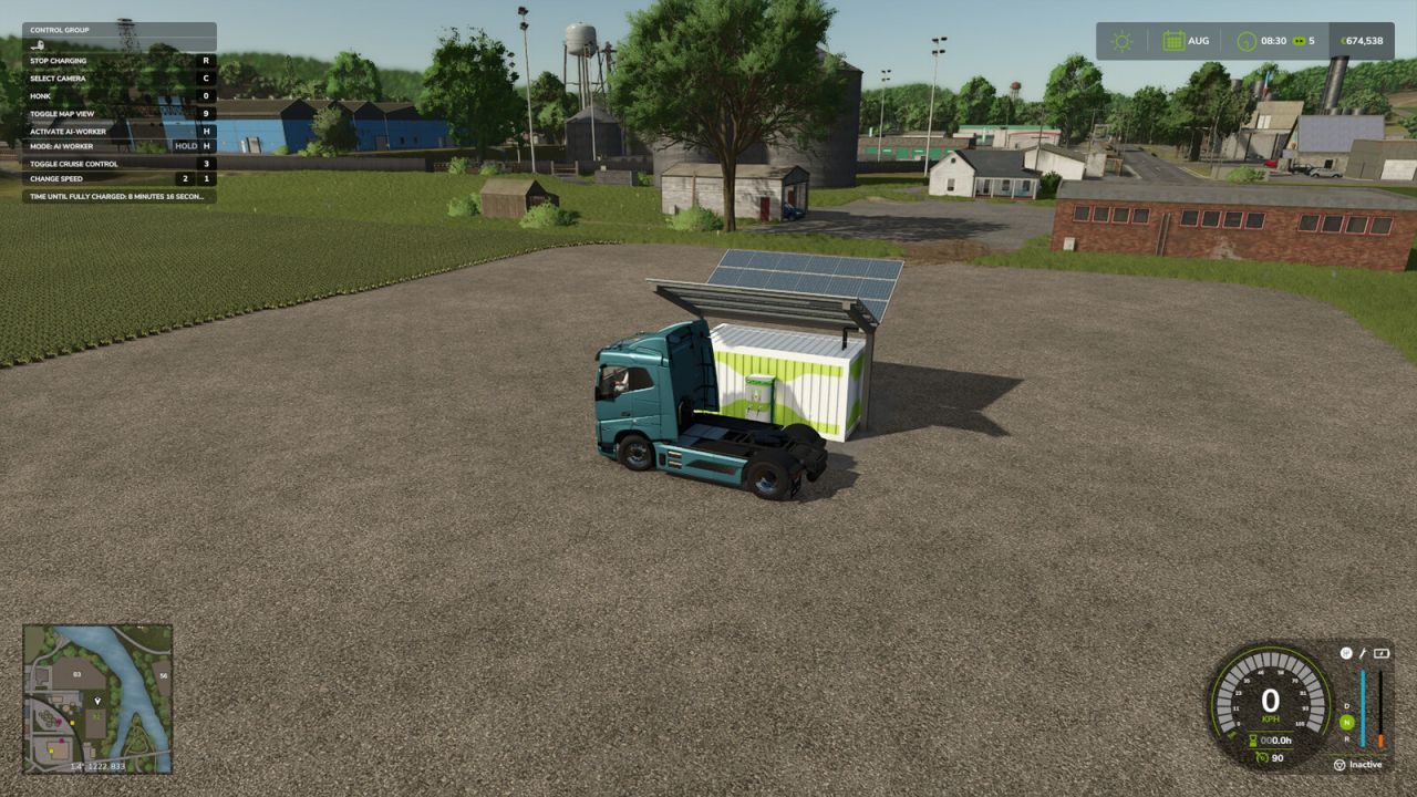 Efektywna Stacja Ładowania z Panelami Słonecznymi i Magazynem + Przyczepa Elektryczna