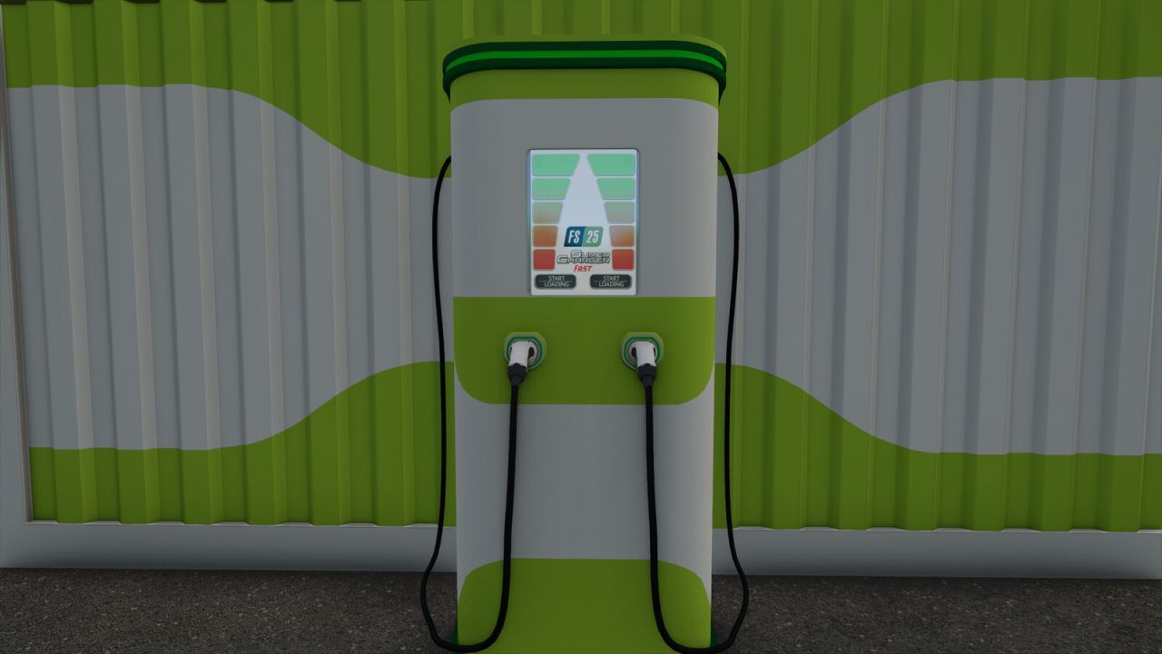 Efektywna Stacja Ładowania z Panelami Słonecznymi i Magazynem + Przyczepa Elektryczna