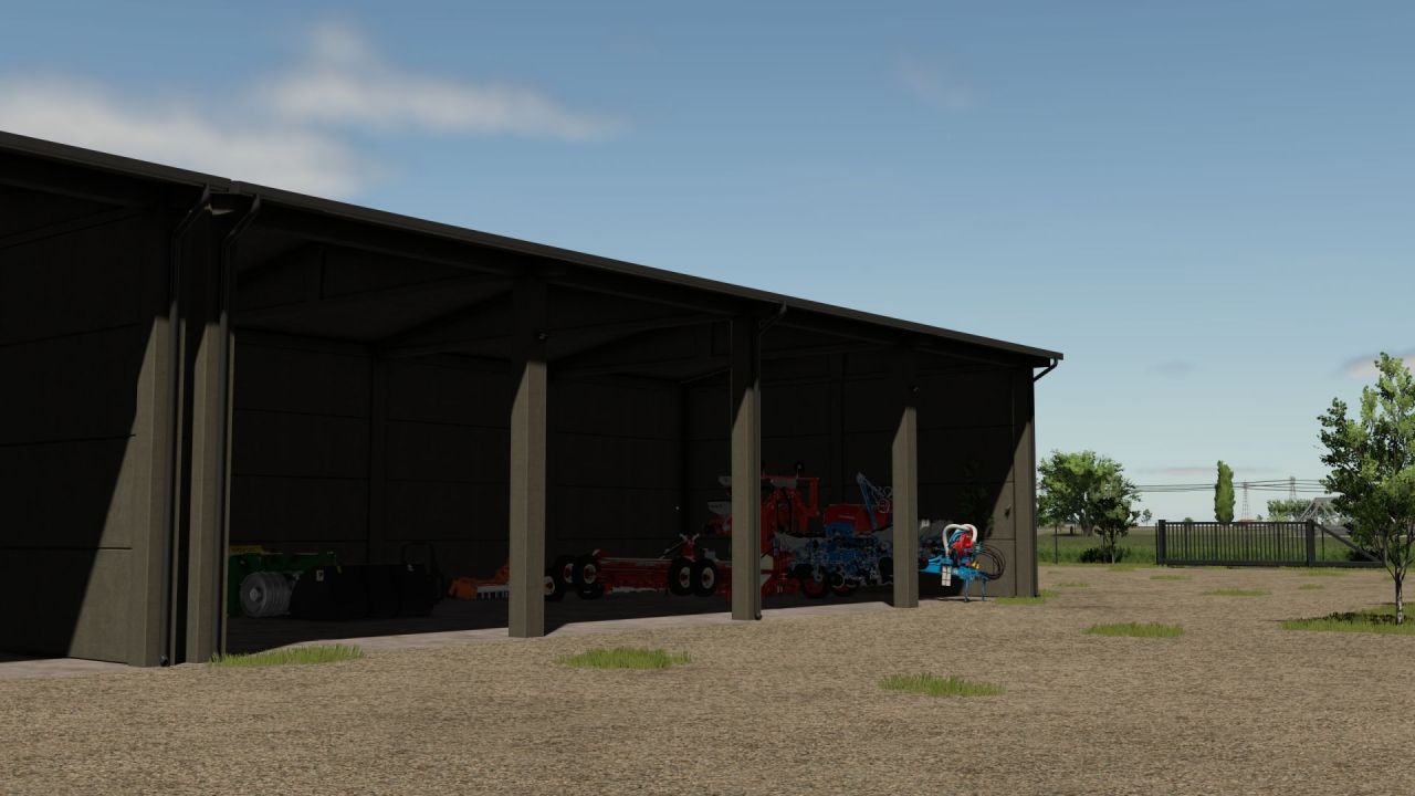 Ефективні Prefabricated Warehouses — Мод на Гаражі та Склади для Farming Simulator 25