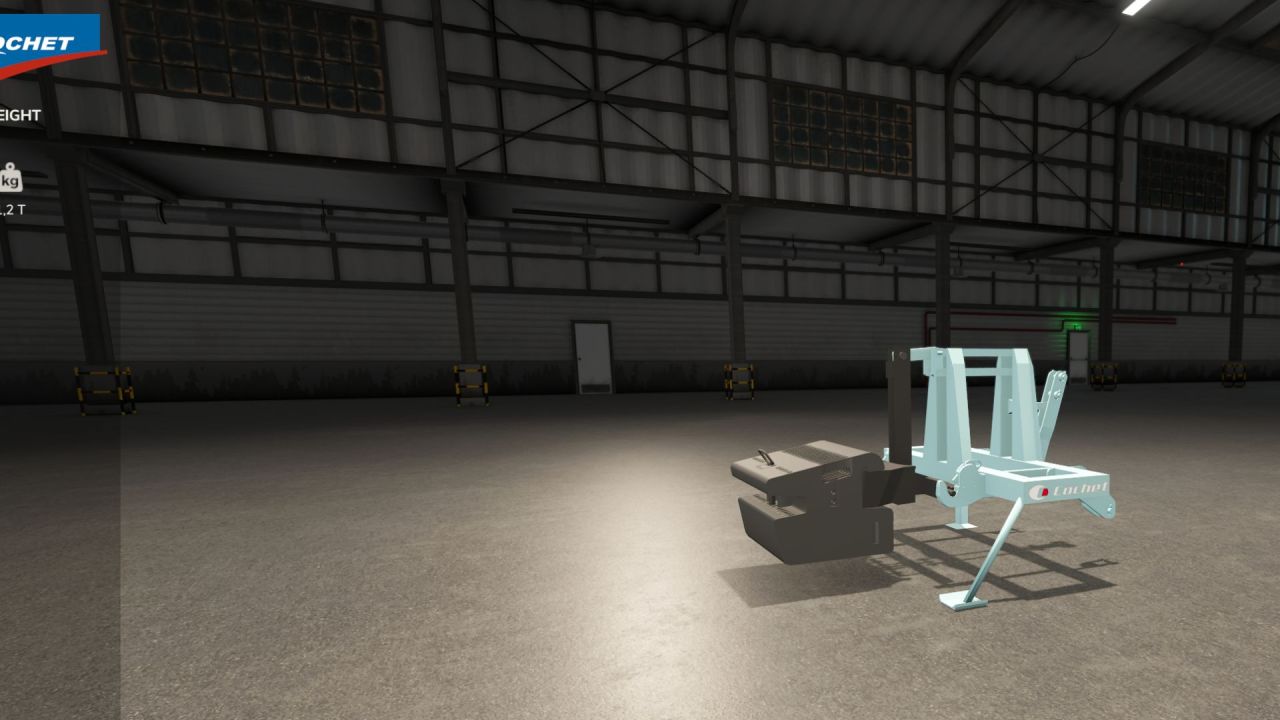 Ефективна Вага Cochet Weight для Тракторів у Farming Simulator 25