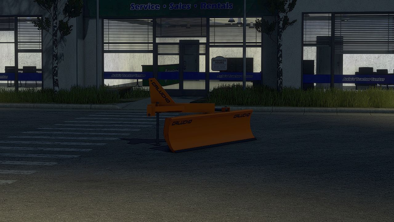 Efficient Galucho Leveler 2 m for Leveling Silage and Soil in FS25