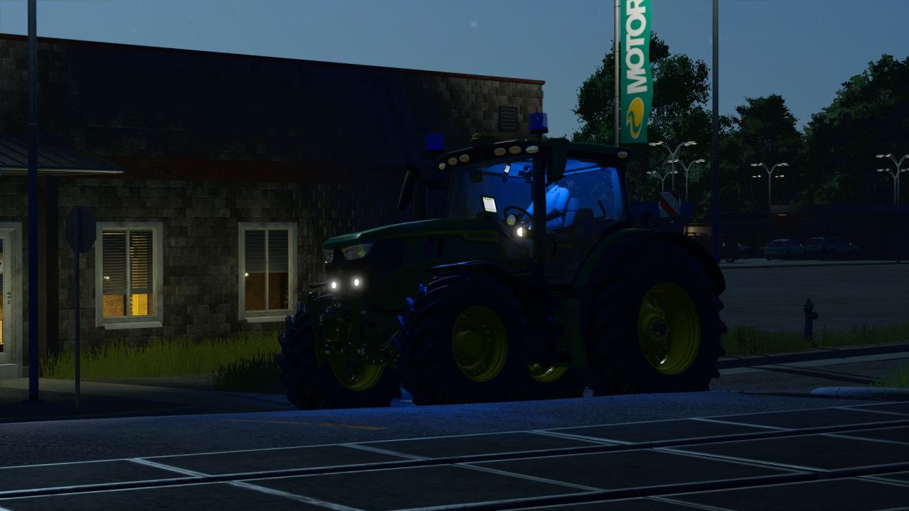 Ekskluzywny Traktor John Deere 6R w Stylu Pożarniczym do Farming Simulator 25