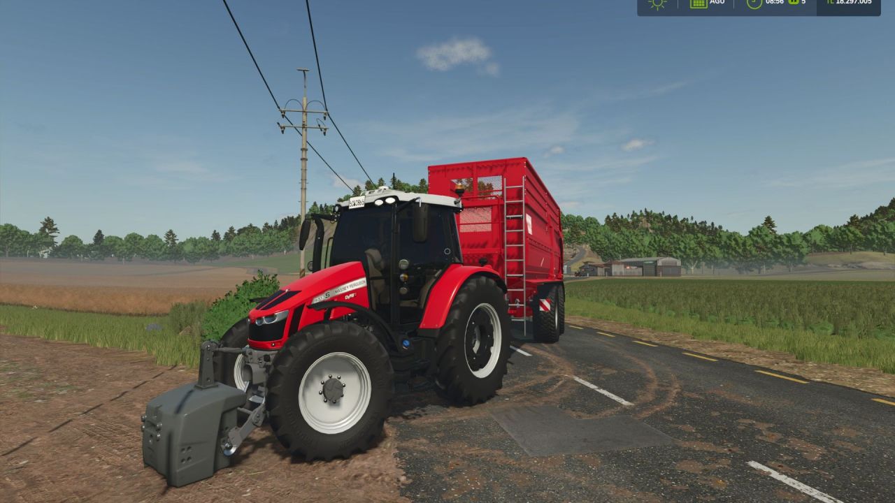 Efficient Tractor Massey Ferguson 5700 Series — Power and Comfort Tuning for FS25