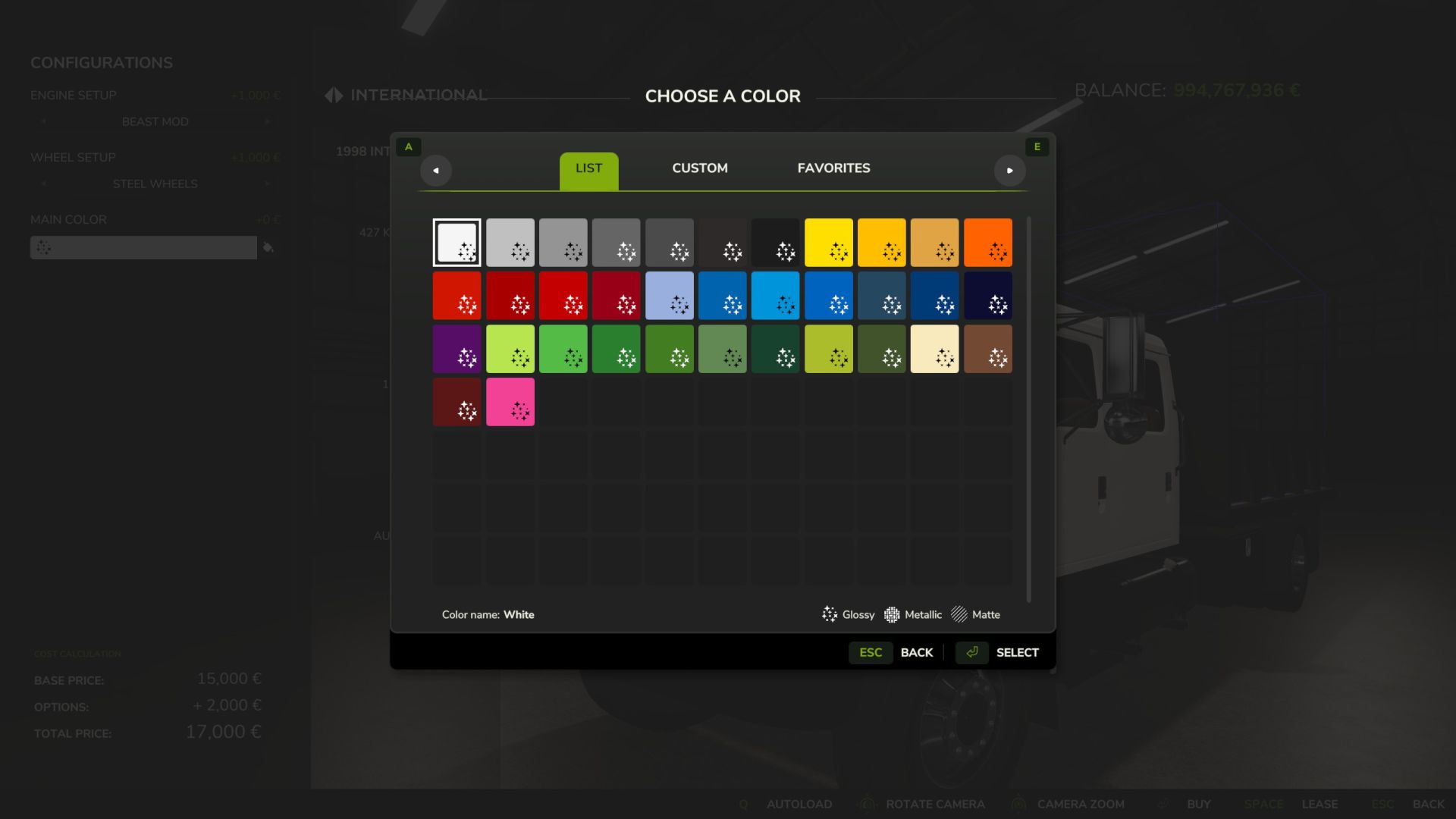 Мод на International 4900 Flatbed для Farming Simulator 25