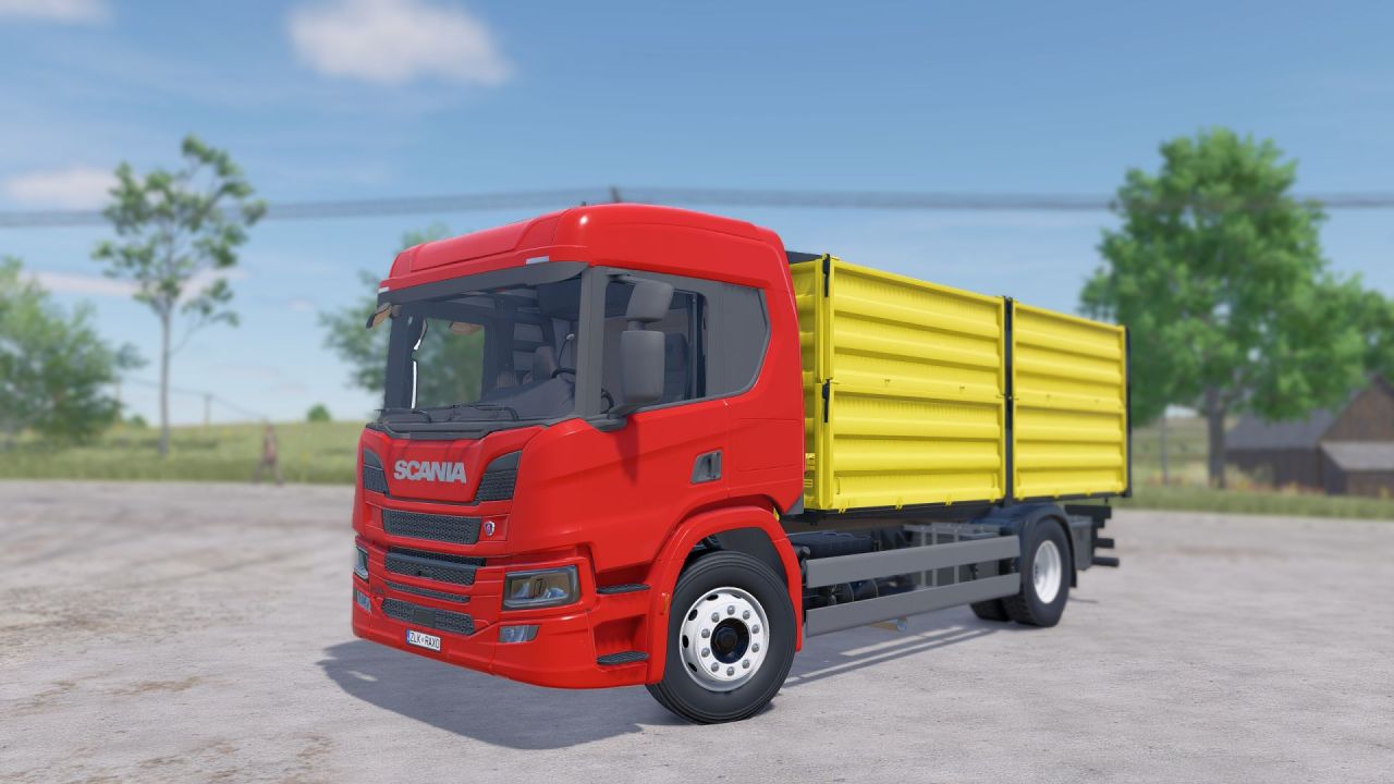 Powerful Grain Truck Scania P220/360-7L/9L for Farming Simulator 25