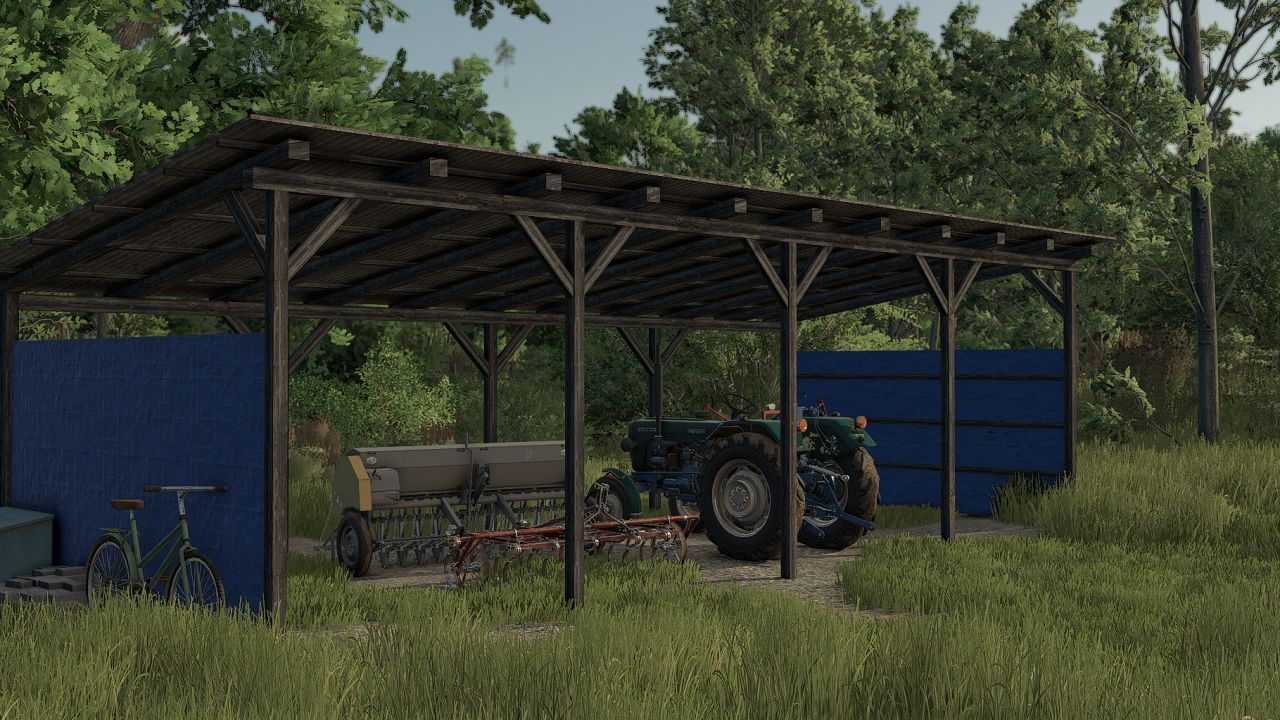 Новий Навіс Shed для Farming Simulator 25 — Зручний Карпорт для Техніки