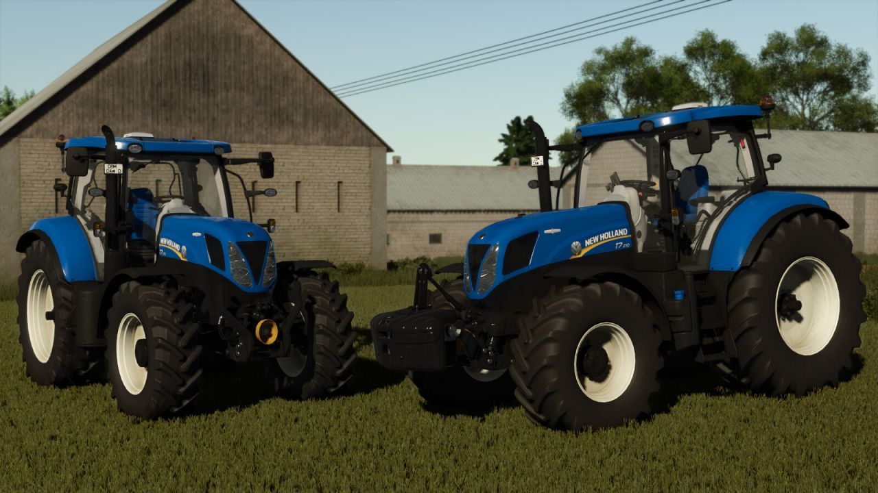 Leistungsstarker Traktor New Holland T7 2011 Serie — 4 Modelle und maximale Konfigurationen für FS25