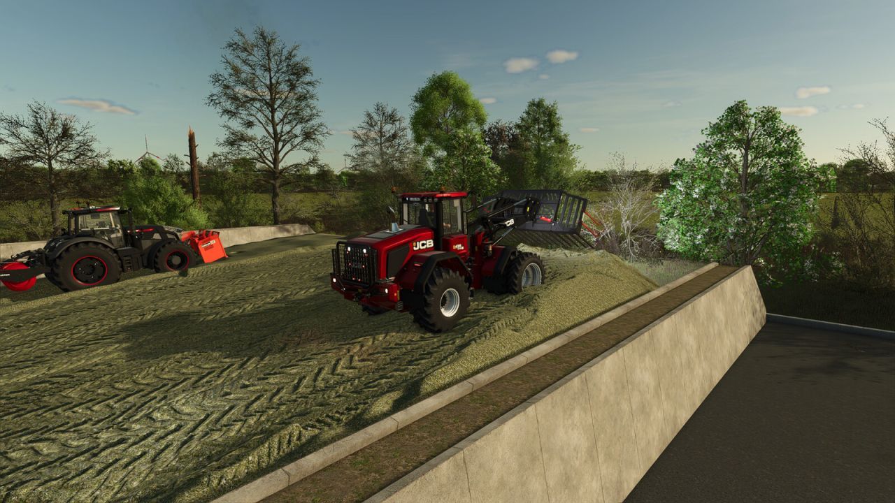 Mocny Ładowacz Kołowy JCB 435S Agri do Farmy, Silosu i Biogazu