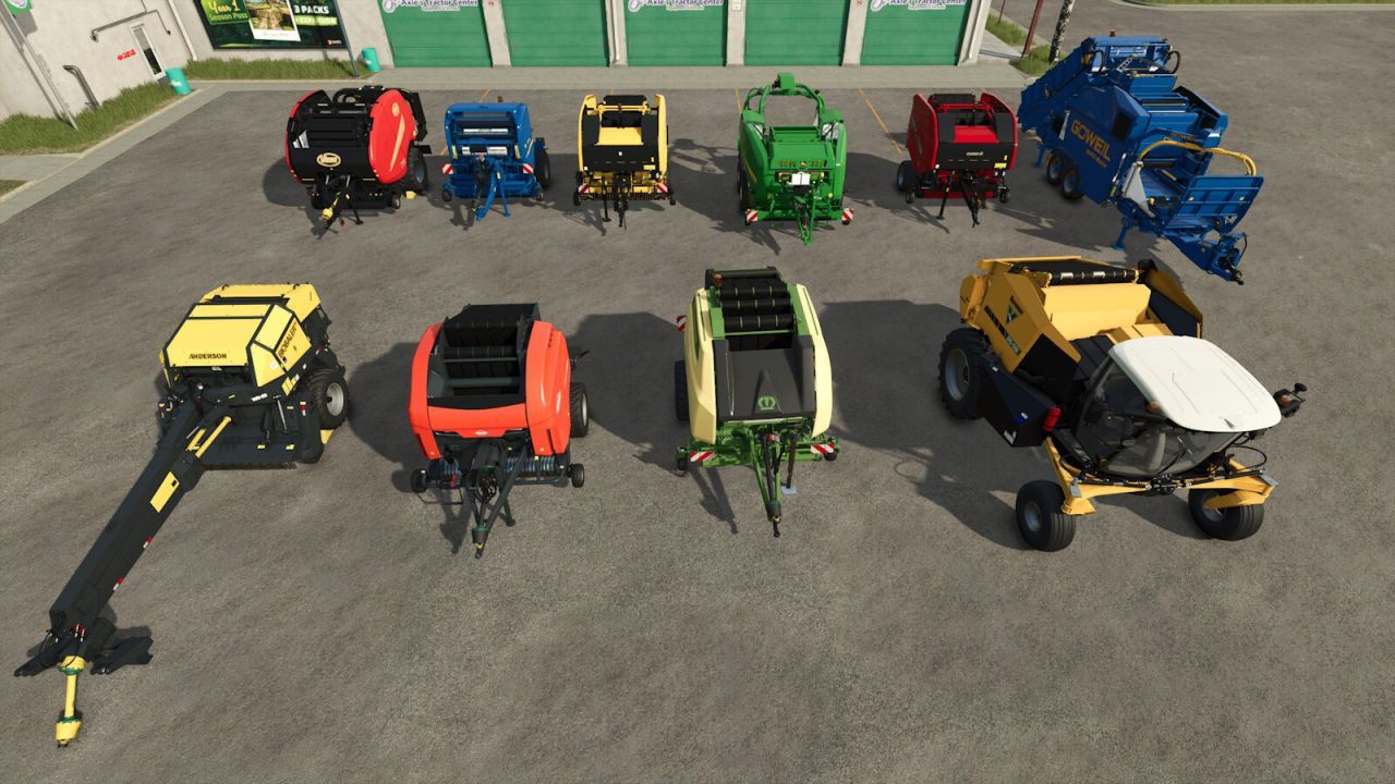 Ефективний Selectable Bale Capacity Pack — Прес-підбирачі з Тюками до 9x для Farming Simulator 25
