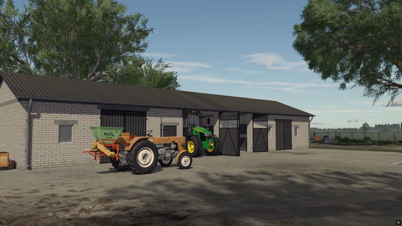 Ефективний Medium Garage — Зручний Середній Гараж для Техніки у Farming Simulator 25