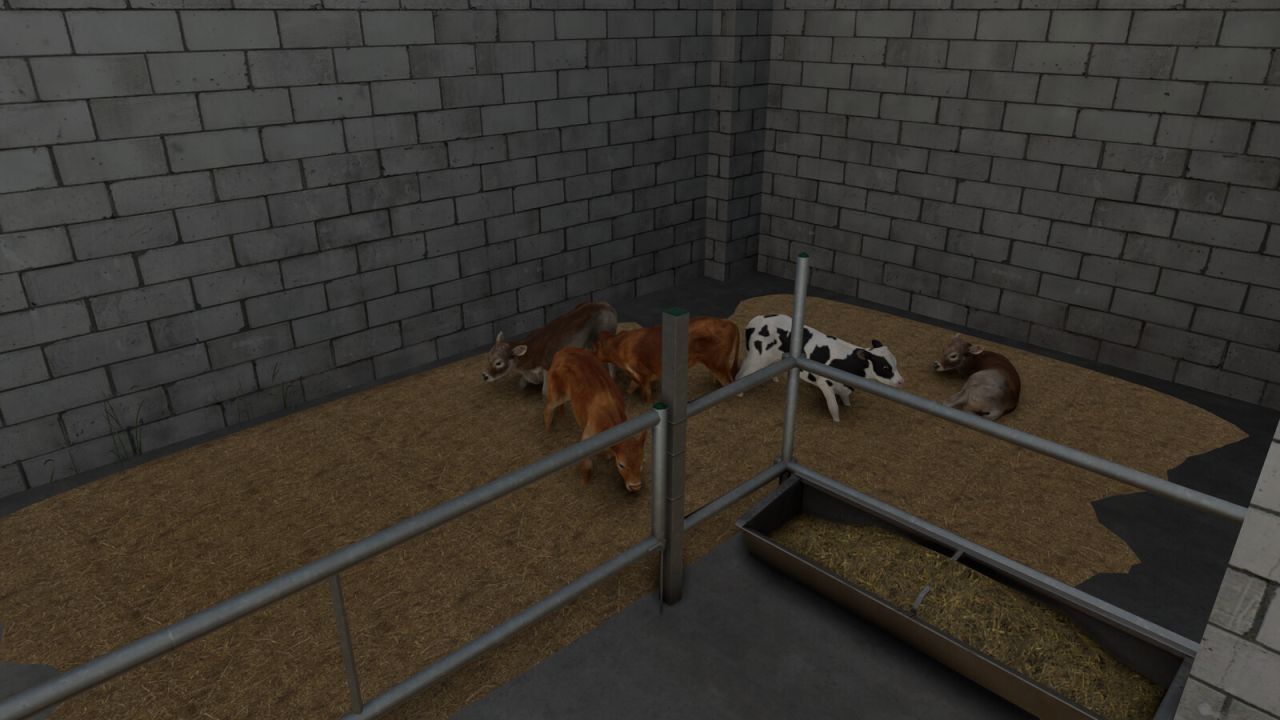 Практичний Concrete Block Garage — Надійний Гараж для Тракторів у FS25