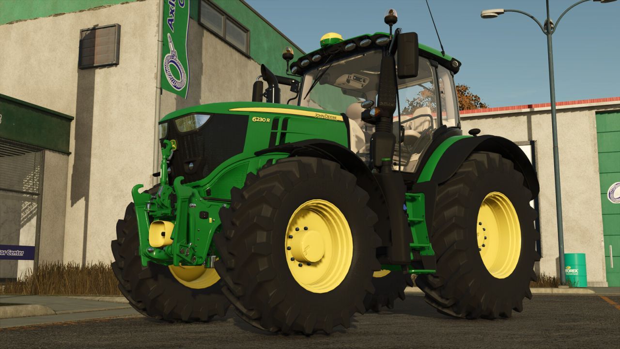 Leistungsstarker Traktor John Deere 6R Series — Universeller Helfer für alle Arbeiten in FS25