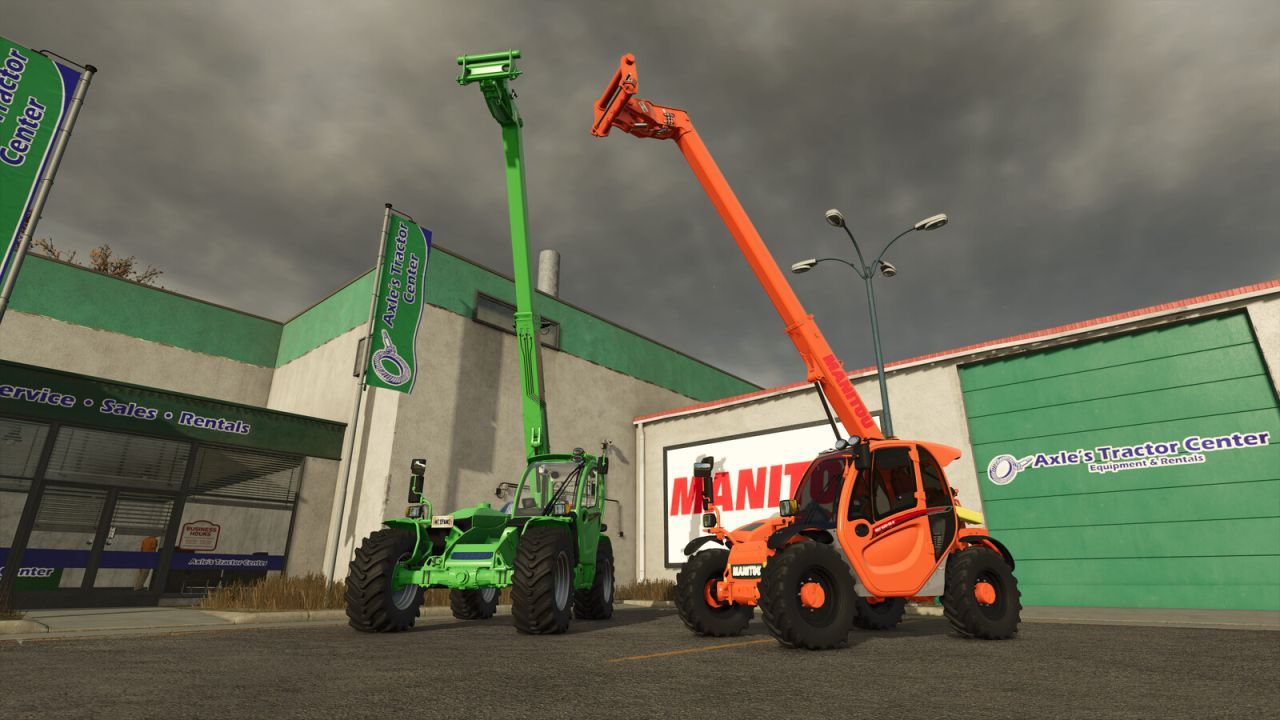 Effiziente Teleskoplader Manitou MTL 625 / MTL 737 für Farming Simulator 25