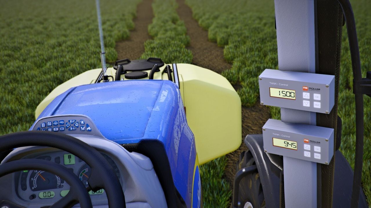 Ефективний Дисплей ME Mueller Elektronik Display (Prefab) для Контролю Заповнення в FS25