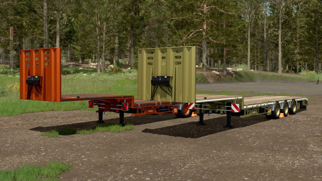 Ефективний Schwarzmüller Low Loader Conversion – Hirschfeld Edition для Важких Перевезень у FS25
