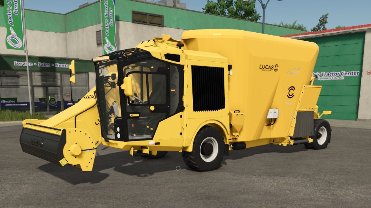 Ефективний Самохідний Кормозмішувач Lucas Autospire — Французька Якість для FS25