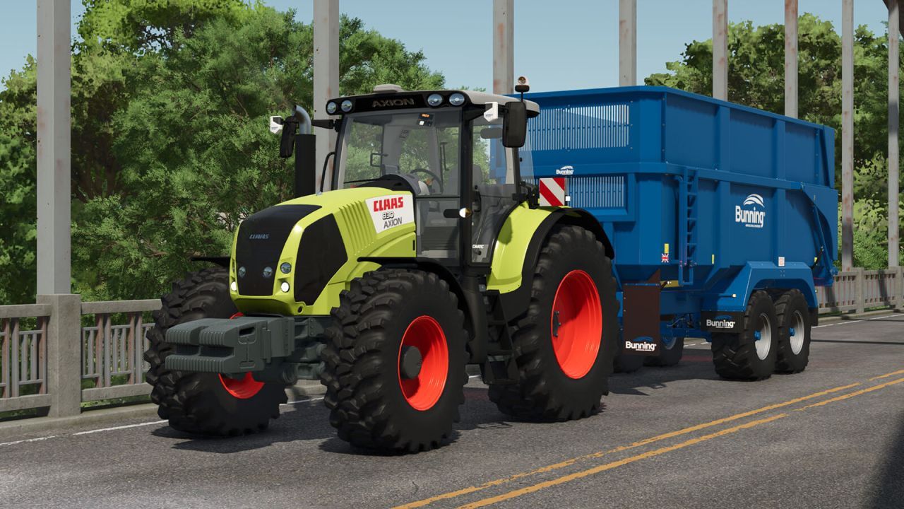 Powerful Tractor CLAAS Axion 800 — Fast and Economical for Farming Simulator 25
