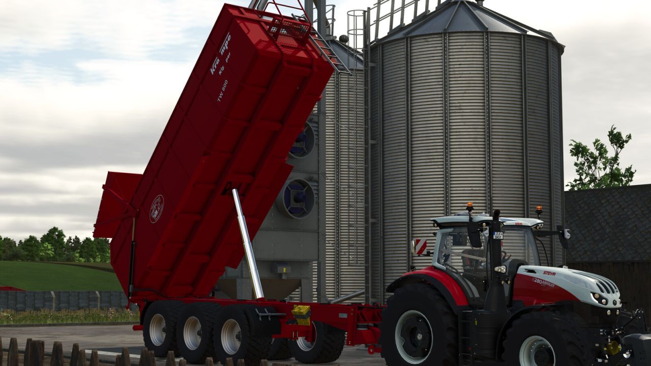 Легендарний Тридемний Причіп Krampe TW 800 з Розширенням для Великих Врожайних Рейсів