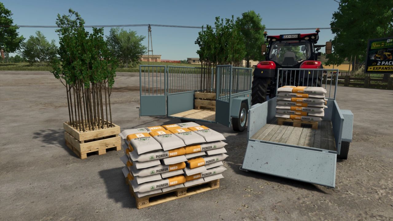 Ефективний Причіп One Axle Trailer для FS25 — Компактний та Місткий