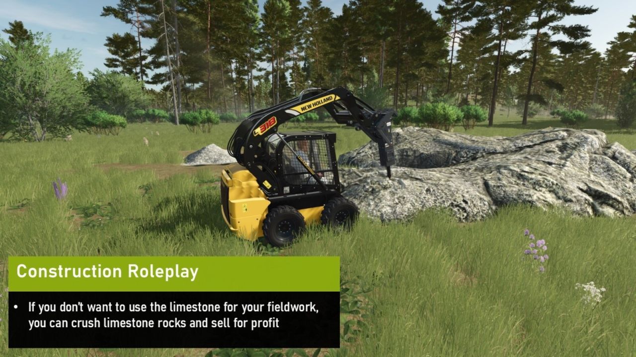 Руйнівні Вапнякові Скелі Limestone Rocks — Декор і Видобуток Вапняку у FS25