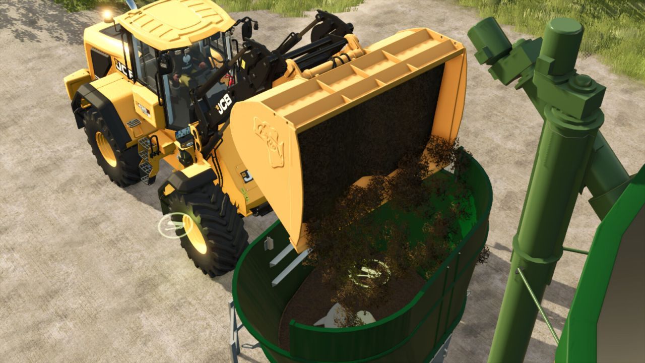 Moderne Biogasanlage Wood-Biogas für eine wirtschaftliche Farm in FS25