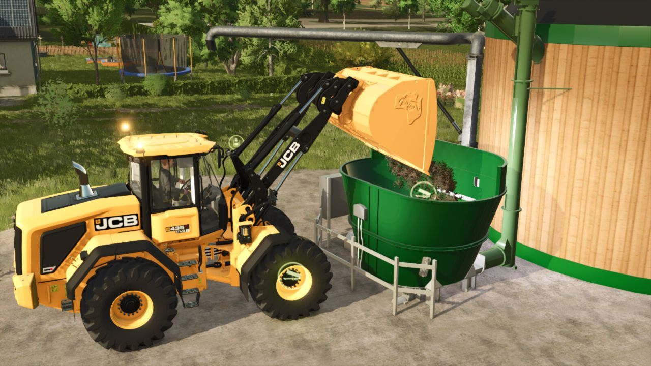 Moderne Biogasanlage Wood-Biogas für eine wirtschaftliche Farm in FS25