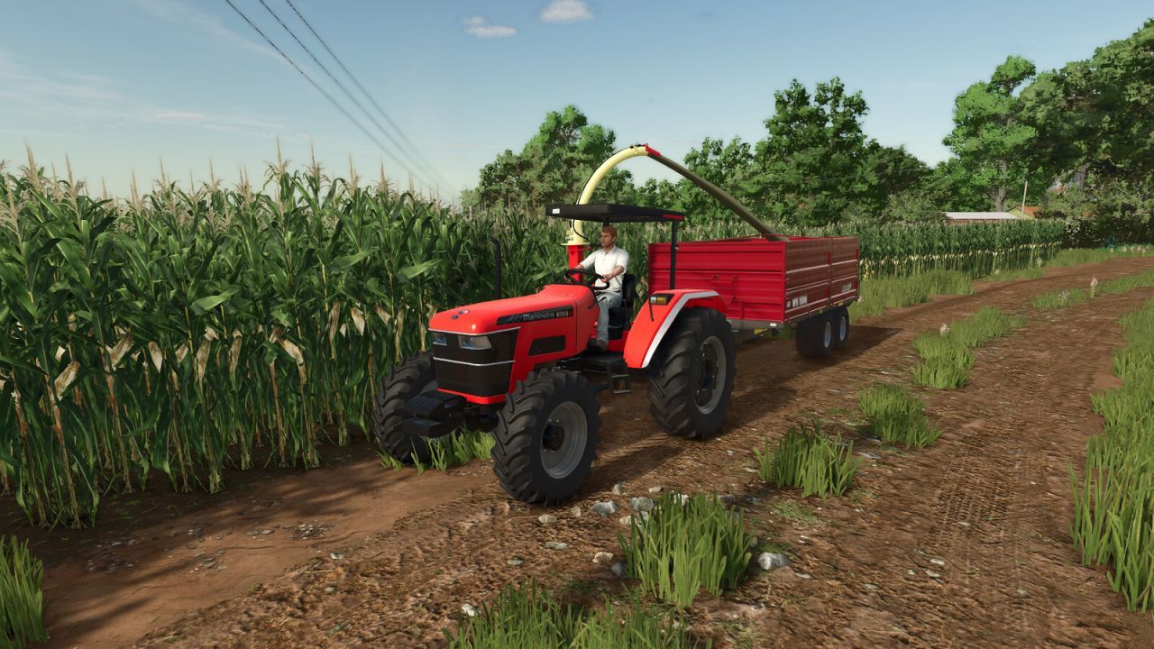 Leistungsstarker Kleiner Traktor Mahindra 6000 8000 Series für Farming Simulator 25