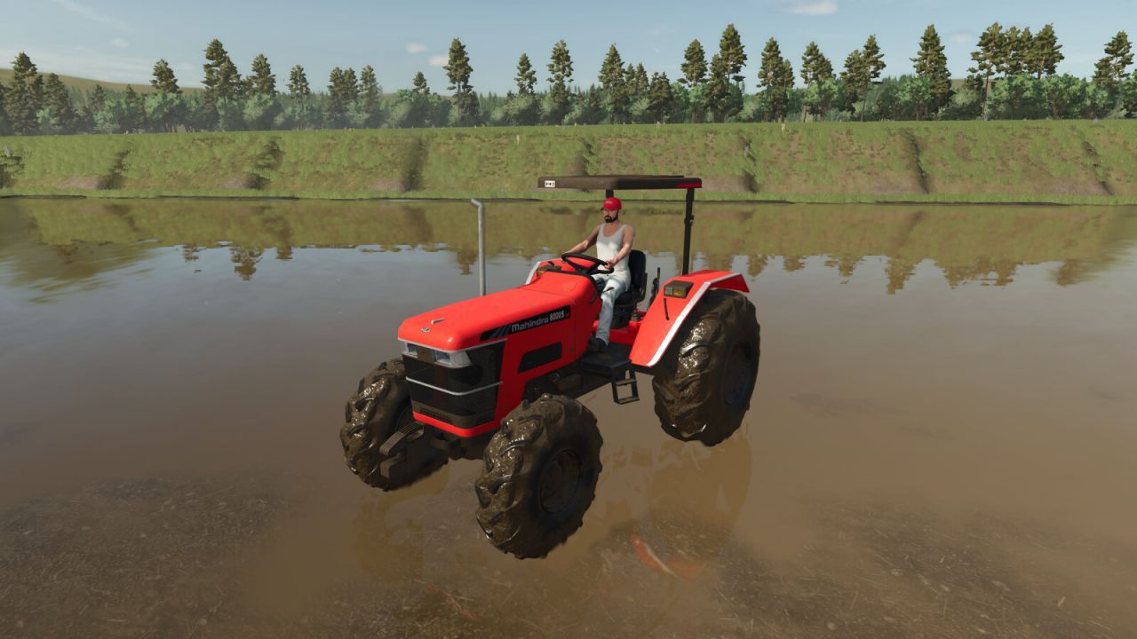 Leistungsstarker Kleiner Traktor Mahindra 6000 8000 Series für Farming Simulator 25