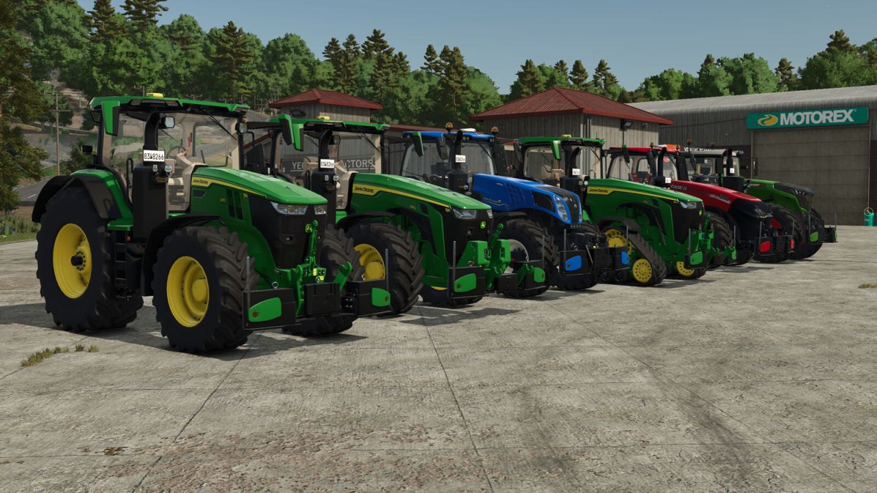 Efficient AgriBumper for FS25 — Weights and Protection for Many Tractors