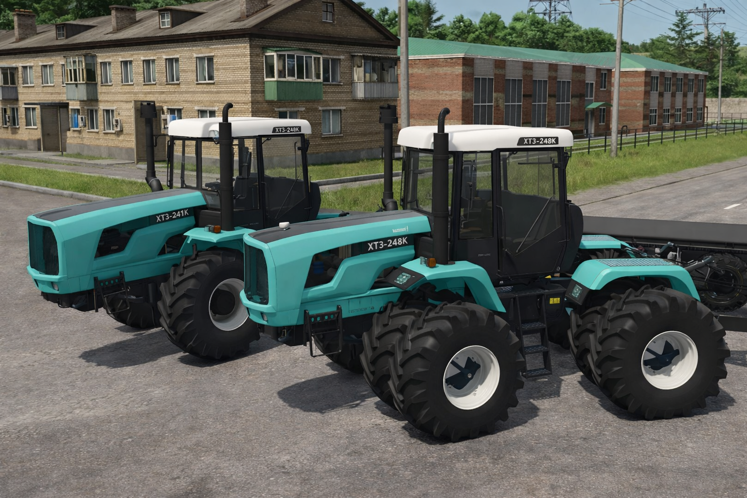 Мод на трактор ХТЗ-241K для Фермер Симулятор 25