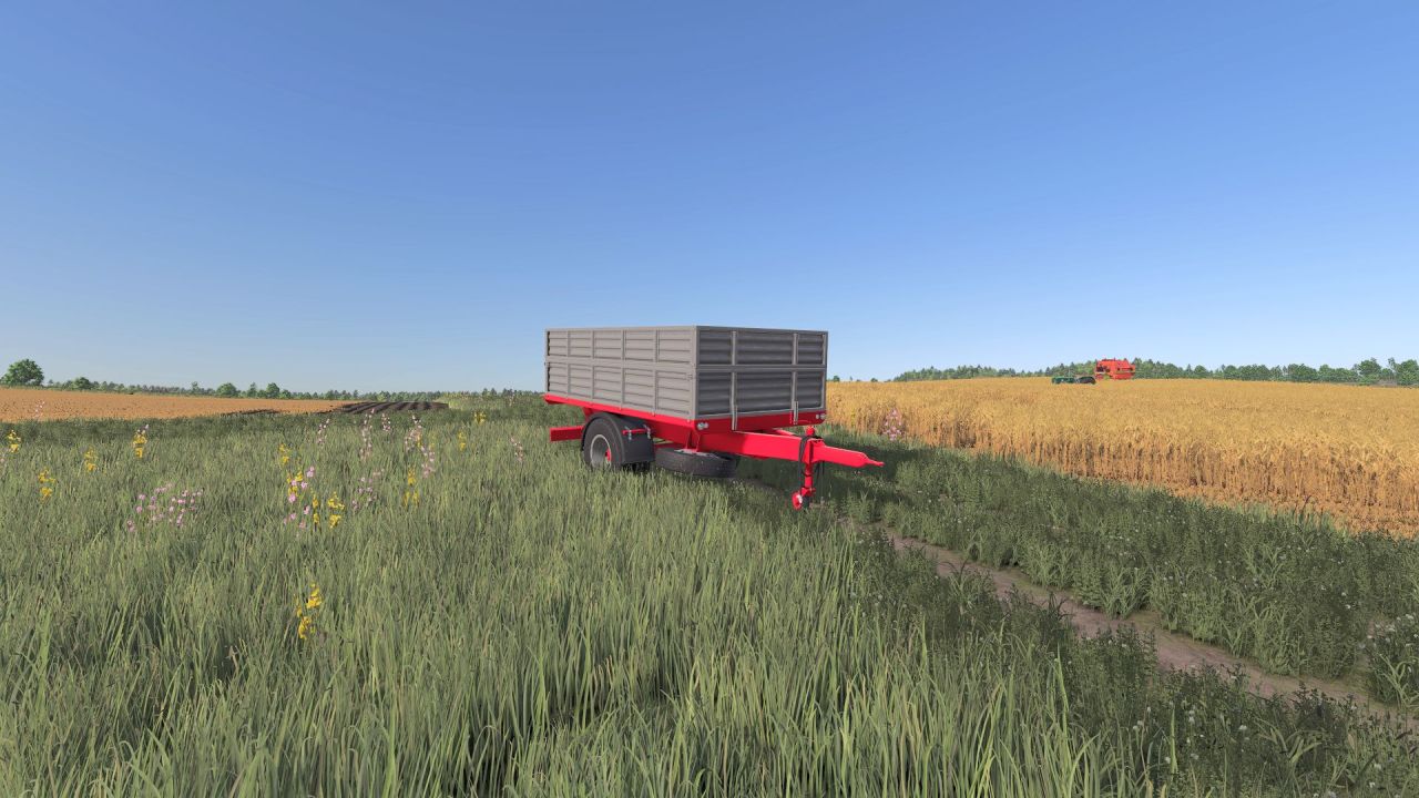 Efficient One Axle Trailer for Farming Simulator 25