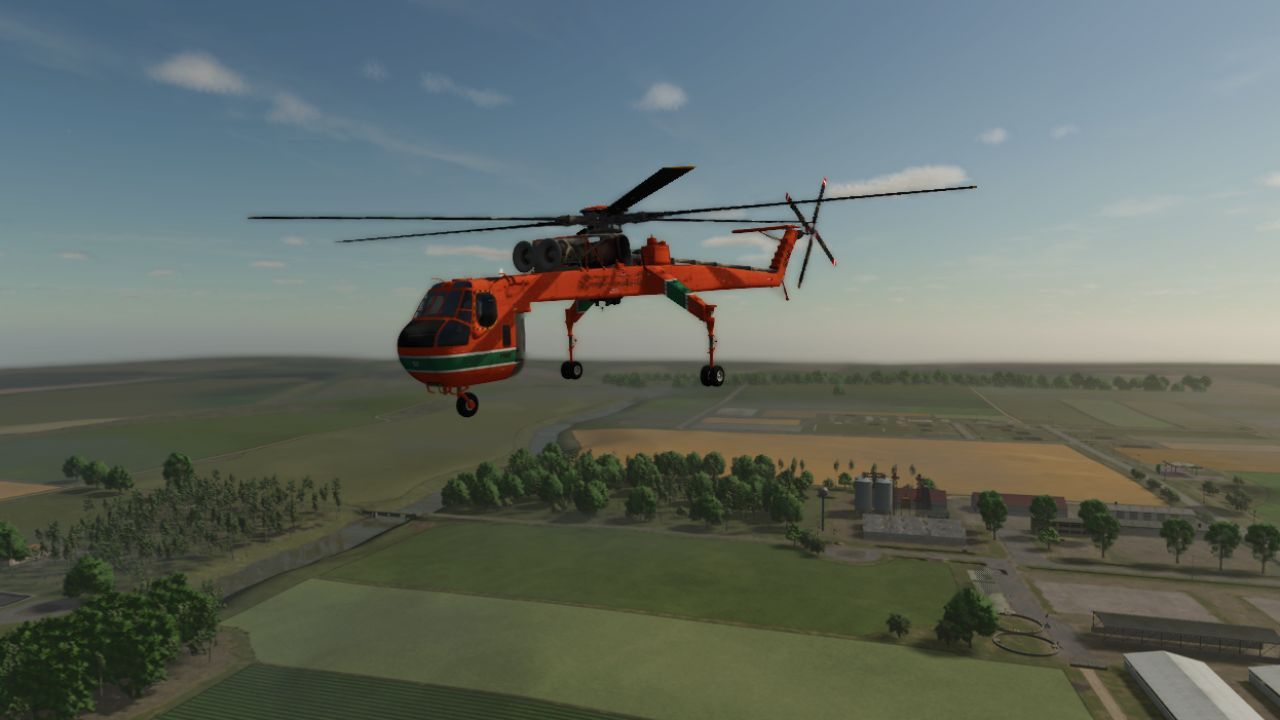 Потужний Forestry Helicopter для Лісозаготівлі у Farming Simulator 25